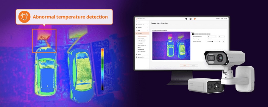 Hanwha Vision Bi-Spectrum AI Radiometry Thermal Camera lineup