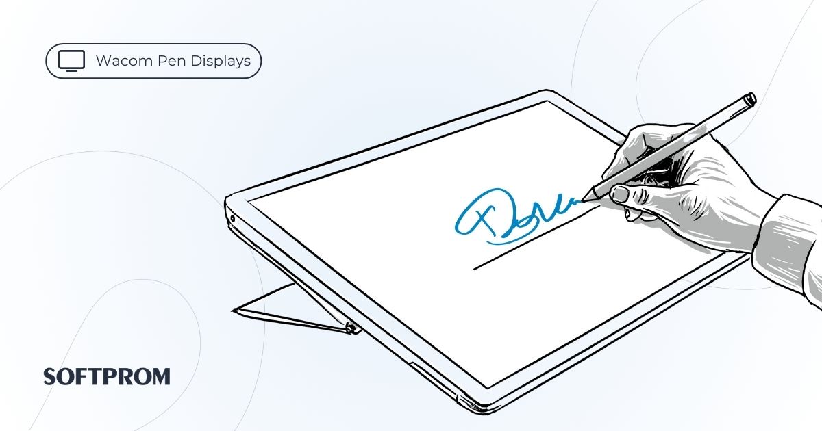 Интерактивные дисплеи Wacom для подписи