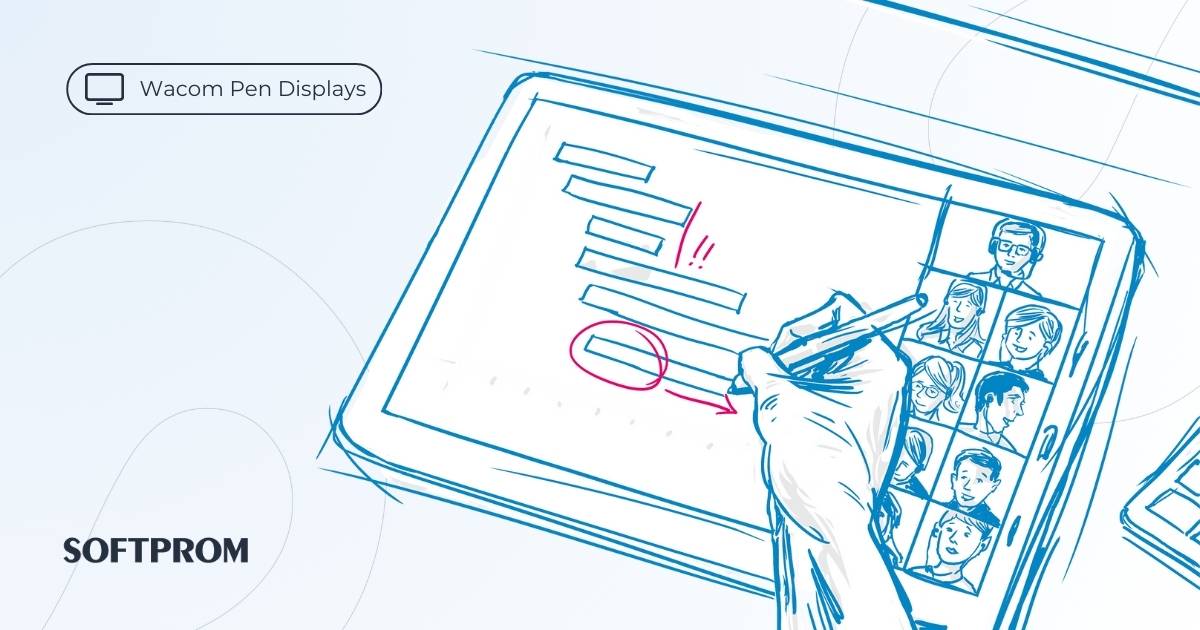 С интерактивным дисплеем Wacom заполнение электронных бланков и изложение сложных идей становится простым