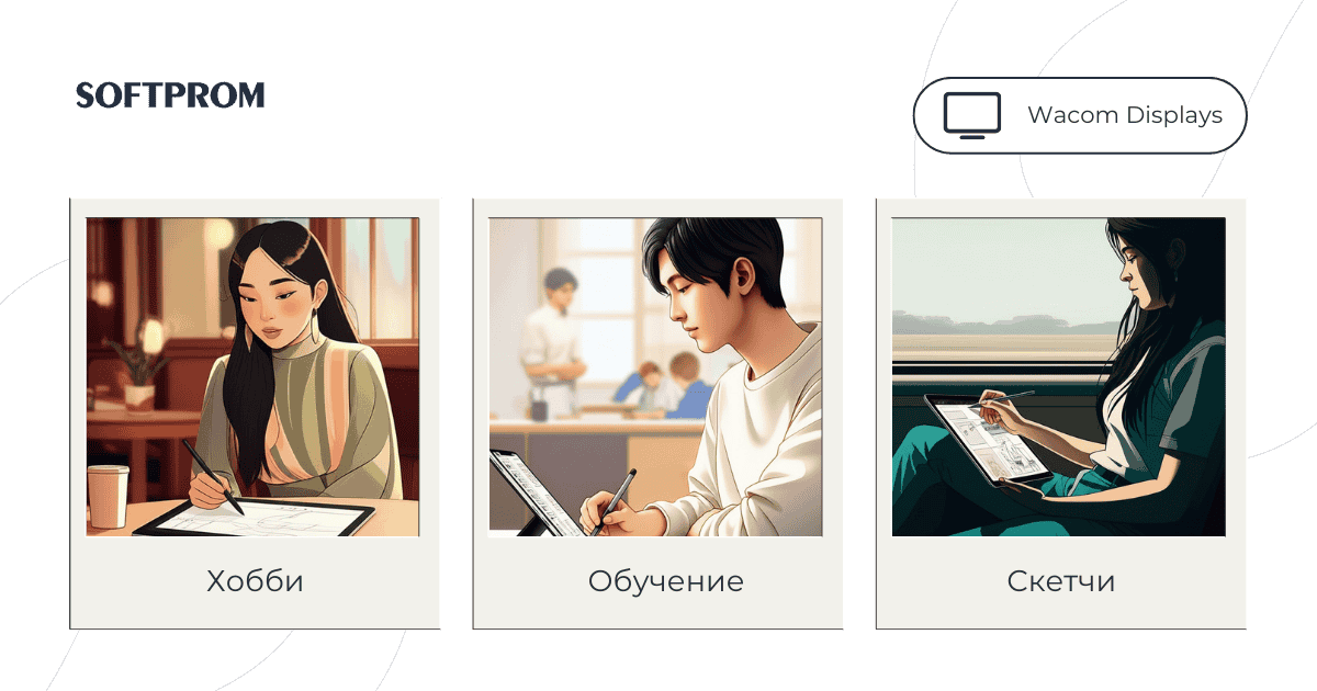 Студенты и школьники используют графический планшеты и дисплеи Wacom для создания иллюстраций, схем и для хобби. Статья Wacom для школы и универа