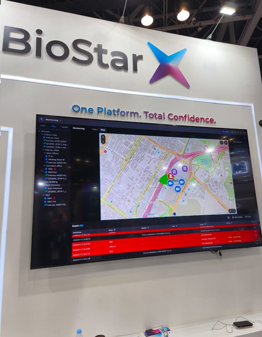 BioStar X. Suprema на Intersec 2026