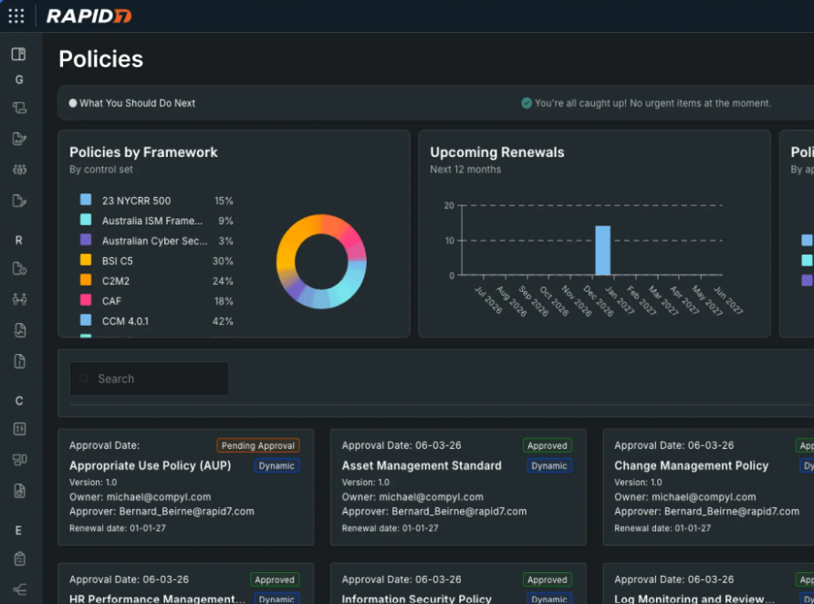 Rapid7 Command Cyber GRC 2