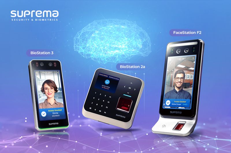 решения Suprema третьего поколения для обеспечения безопасности, в которых используются передовые технологии искусственного интеллекта.