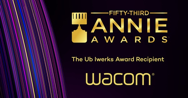 Tokyo, Japan – February 10, 2026 Wacom recipient of the Ub Iwerks Award at the 53rd Annie Awards ceremony.