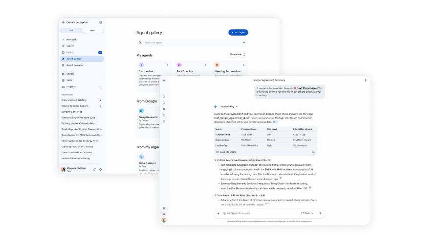 Google Gemini Enterprise: корпоративная ИИ-платформа